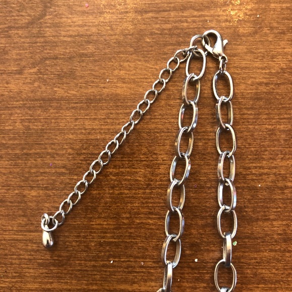 Black Cross covered with rhinestones  Necklace - Picture 4 of 4